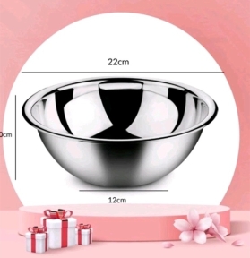 Bát Inox Cho Xe Đẩy Spa