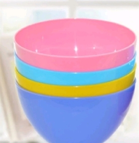 Chén Nhựa Dẻo Trộn Mặt Nạ, Kem.