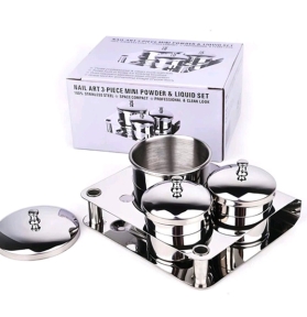 Sét Đựng Lưu Huỳnh , Bột Inox 3 Hủ