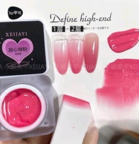 Gel Dặm Hủ Ombre Màu Hồng Sen