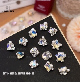 Sét 14 Viên Đá Charm Nhỏ -02