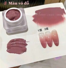 Gel Dặm Hủ Ombre Hồng Đậm