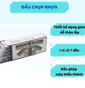 Đầu Chụp Nhựa Máy Thần Thánh.Vỉ 7 Chiếc