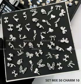 Sét 50 Viên Charm Không Đá -10