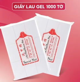 Giấy Lau GEl Cao Cấp. Dùng Vệ Sinh Nail,Nối Mi