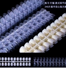 Bịch 10 Vỉ Móng Tập Sơn Vuông Trong ,Đục Nhỏ