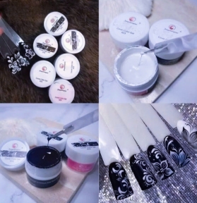 Gel Vẽ Trắng ,Đen Jengshangmei