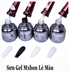 Sơn MxBon Màu Trắng Sữa Chua,Trắng đục,Đen,Trắng.