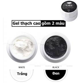 Gel Xi Măng  Màu Trắng,Đen  8g