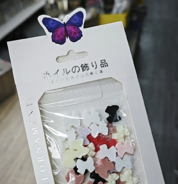 Charm Nơ Bướm Mix Màu