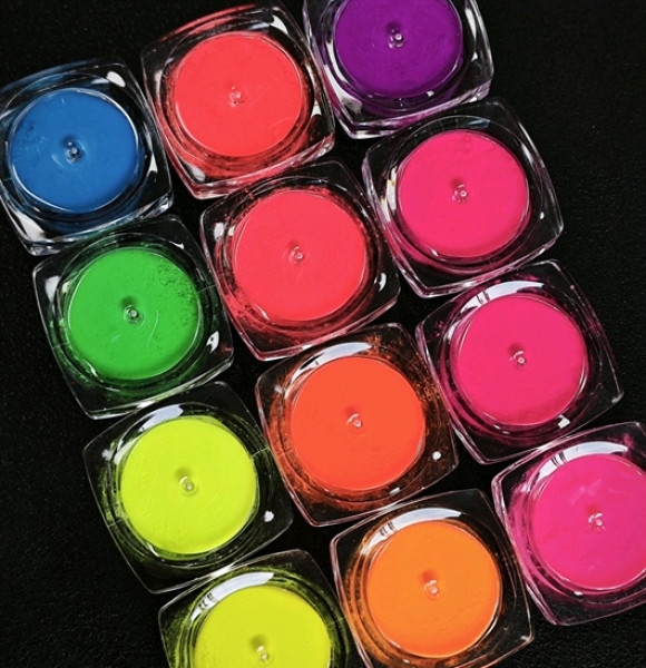 Bột Màu Neon Dặm Ombre - Sét 12 Màu