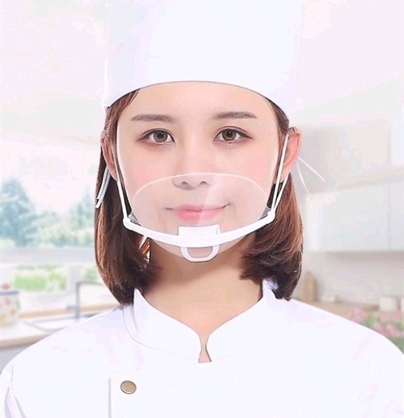 Khẩu Trang Nhựa Trong Suốt Che Miệng