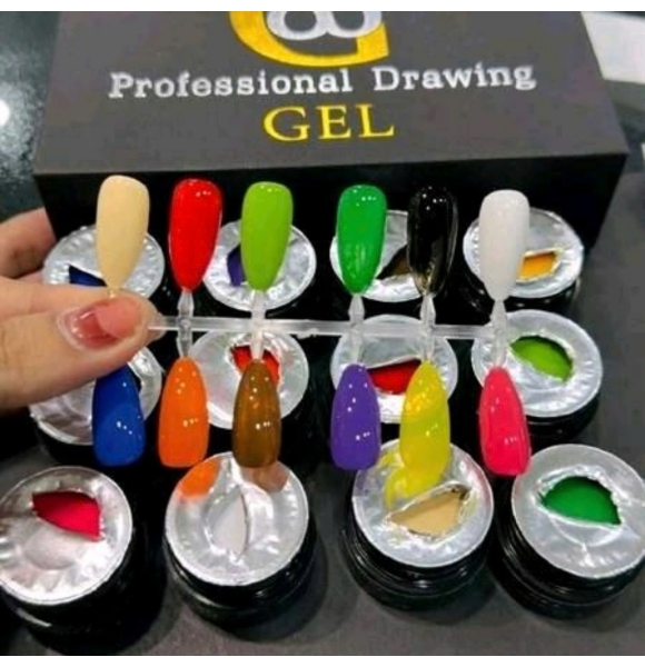Sét Gel Vẽ 12 Màu G86 Cao Cấp 
